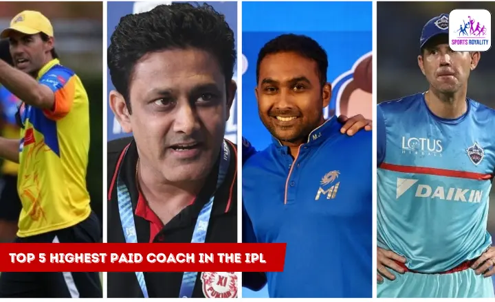Top 5 Highest Paid Coach in the IPL